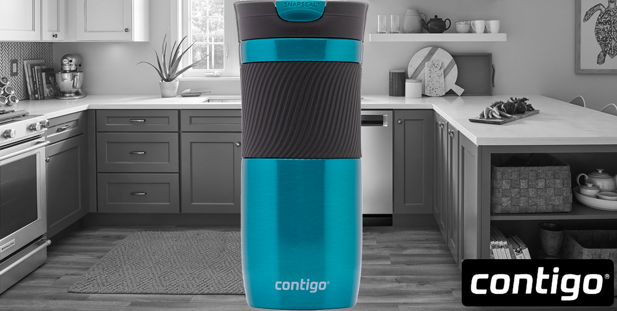 Technologia SnapSeal w kubku Contigo Byron Turkusowy 470 ml